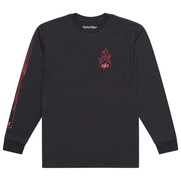 LONG SLEEVE TEE TORCHED CARBON