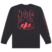 LONG SLEEVE TEE TORCHED CARBON