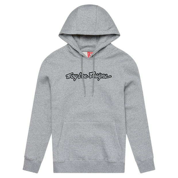 PULLOVER HOODIE SIGNATURE GRAY HEATHER