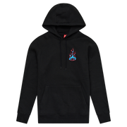 PULLOVER HOODIE TORCHED BLACK