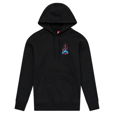 PULLOVER HOODIE TORCHED BLACK