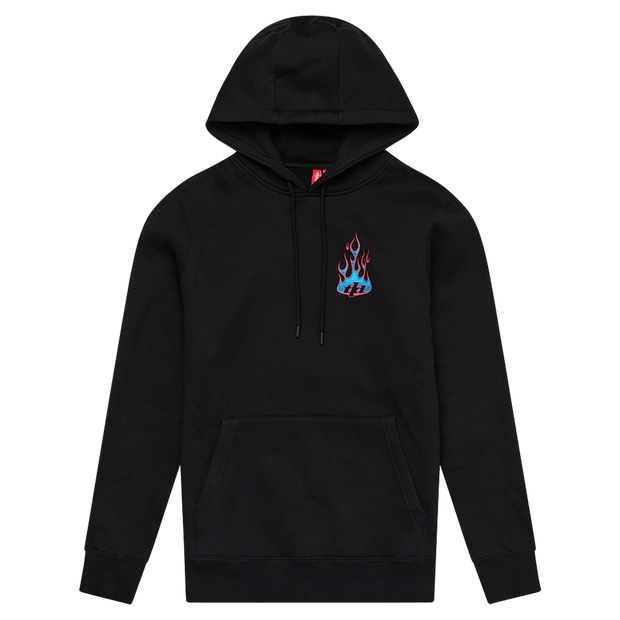 PULLOVER HOODIE TORCHED BLACK