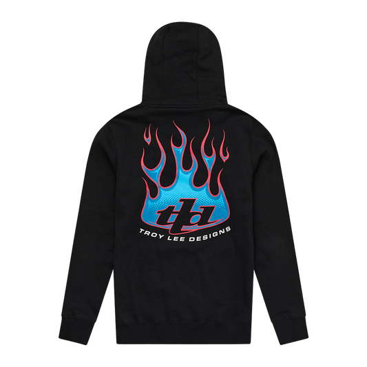 PULLOVER HOODIE TORCHED BLACK