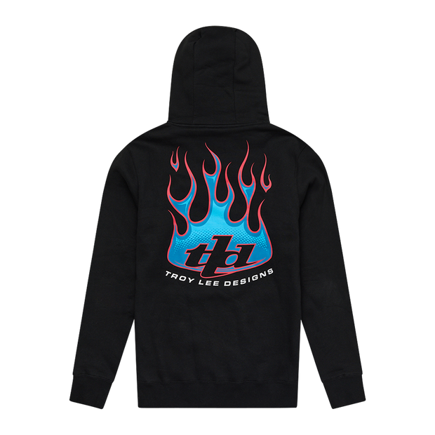 PULLOVER HOODIE TORCHED BLACK