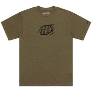 SHORT SLEEVE TEE BADGE OLIVE HEATHER