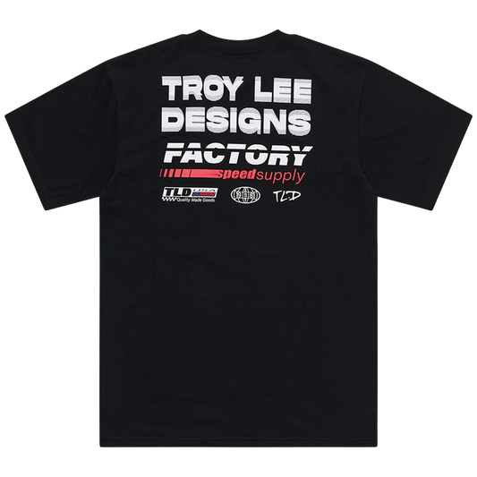 SHORT SLEEVE TEE FACTORY BLACK