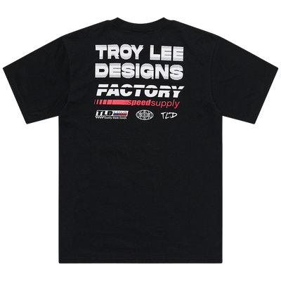 SHORT SLEEVE TEE FACTORY BLACK