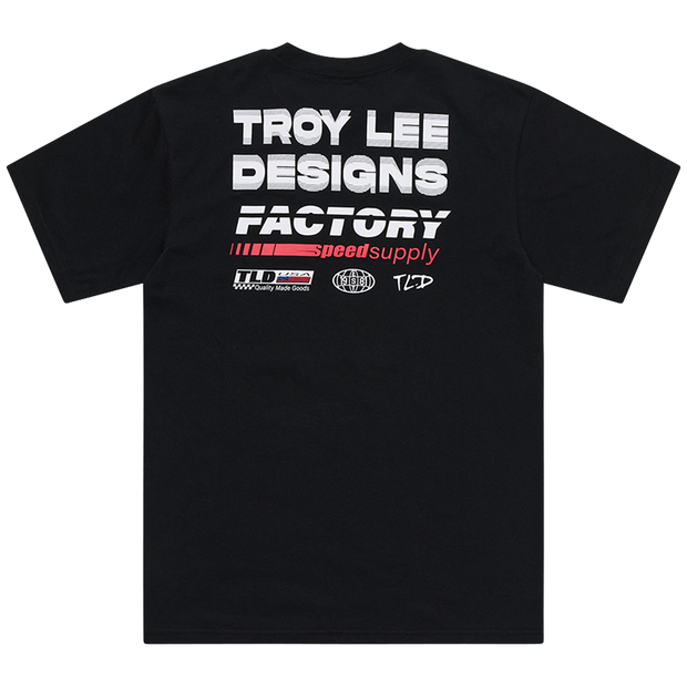 SHORT SLEEVE TEE FACTORY BLACK