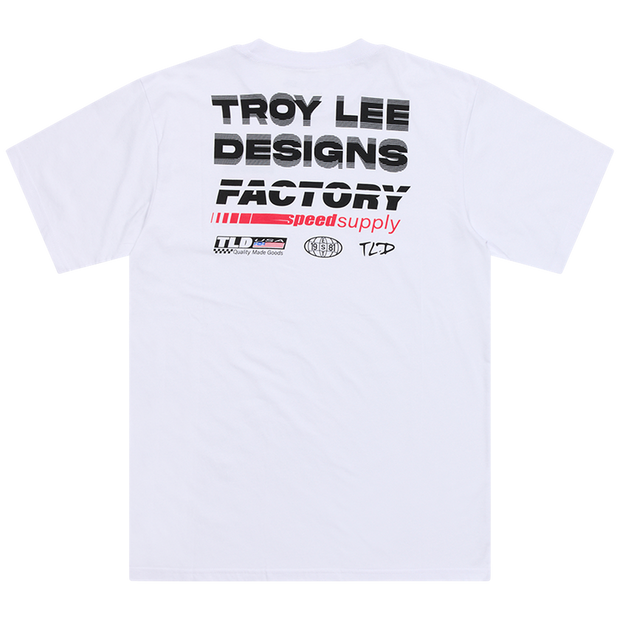 SHORT SLEEVE TEE FACTORY WHITE