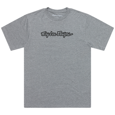 SHORT SLEEVE TEE SIGNATURE GRAY HEATHER