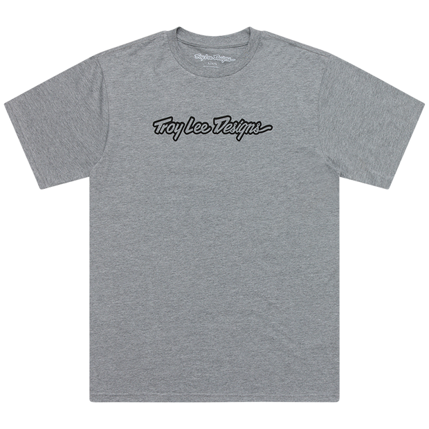 SHORT SLEEVE TEE SIGNATURE GRAY HEATHER