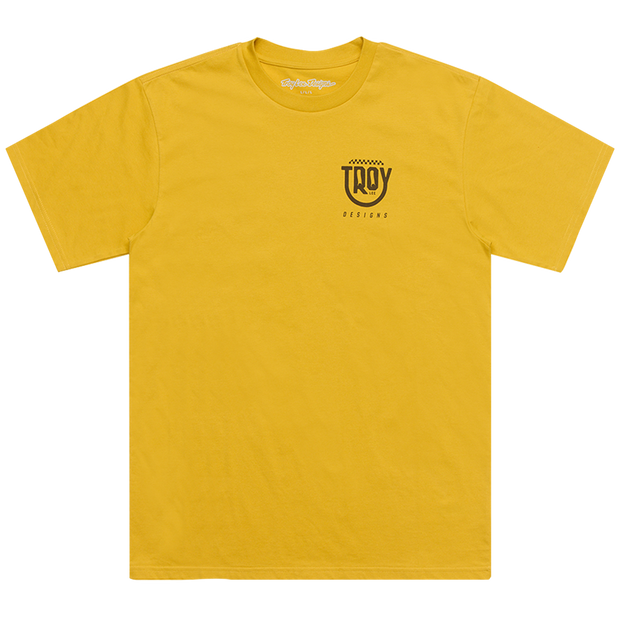 SHORT SLEEVE TEE SMILEY GOLD