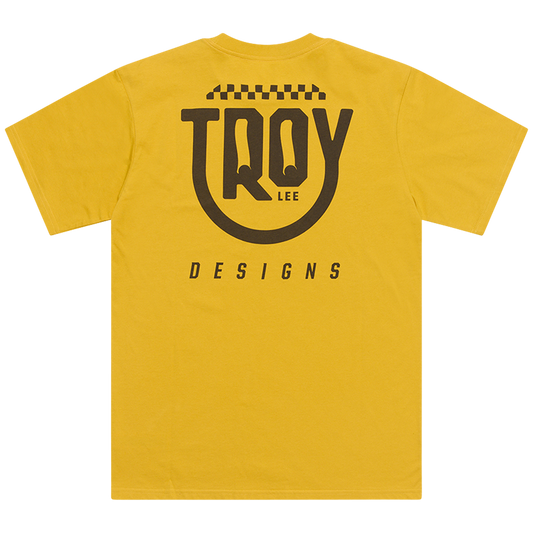 SHORT SLEEVE TEE SMILEY GOLD
