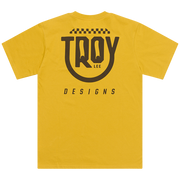 SHORT SLEEVE TEE SMILEY GOLD