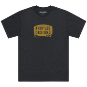 SHORT SLEEVE TEE STAMP BLACK HEATHER