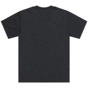 SHORT SLEEVE TEE STAMP BLACK HEATHER