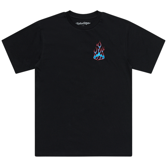 SHORT SLEEVE TEE TORCHED BLACK