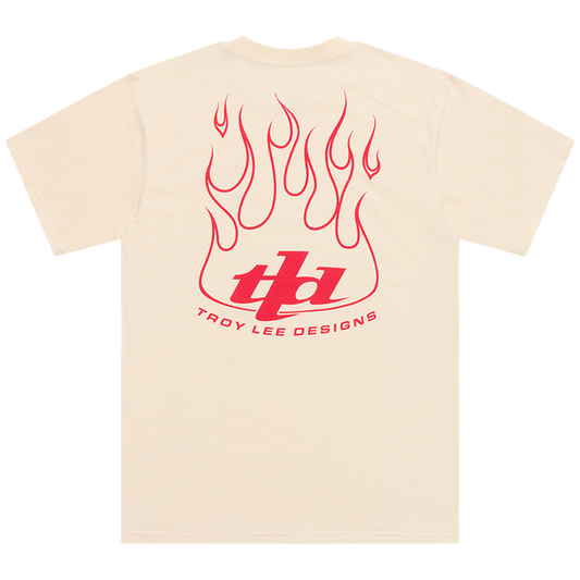 SHORT SLEEVE TEE TORCHED VINTAGE WHITE
