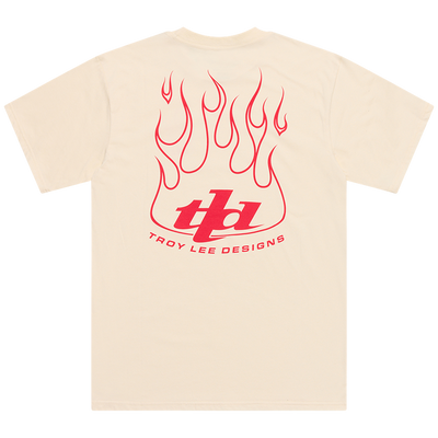 SHORT SLEEVE TEE TORCHED VINTAGE WHITE