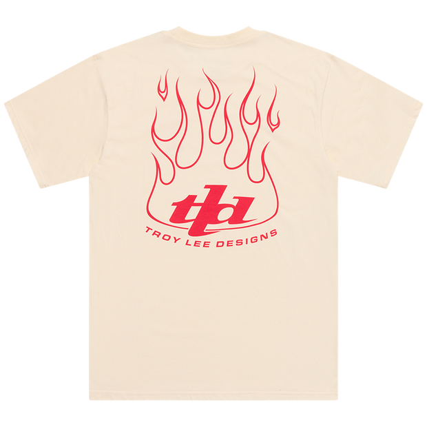 SHORT SLEEVE TEE TORCHED VINTAGE WHITE