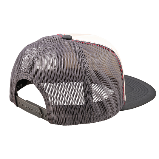 TRUCKER SNAPBACK PEACE OUT VINTAGE WHITE / CARBON
