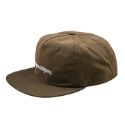 UNSTRUCTURED SNAPBACK SIGNATURE OLIVE CANVAS