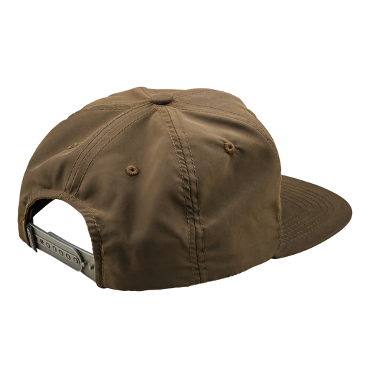 UNSTRUCTURED SNAPBACK SIGNATURE OLIVE CANVAS