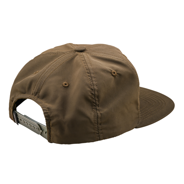 UNSTRUCTURED SNAPBACK SIGNATURE OLIVE CANVAS