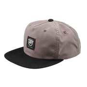 UNSTRUCTURED SNAPBACK SMILEY GRAVEL / CARBON