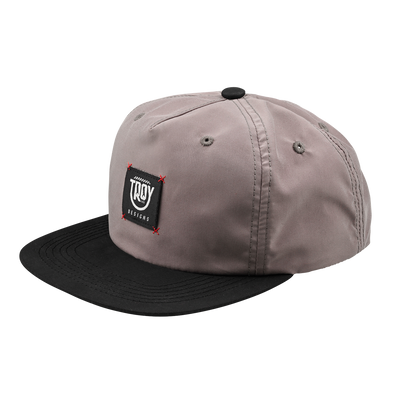 UNSTRUCTURED SNAPBACK SMILEY GRAVEL / CARBON