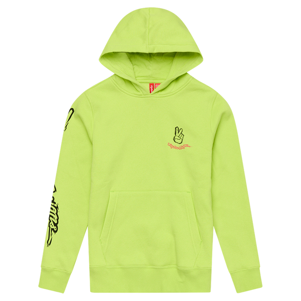 YOUTH PULLOVER PEACE OUT GLO YELLOW