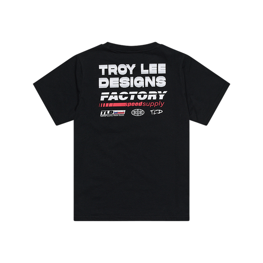 YOUTH SHORT SLEEVE TEE FACTORY BLACK
