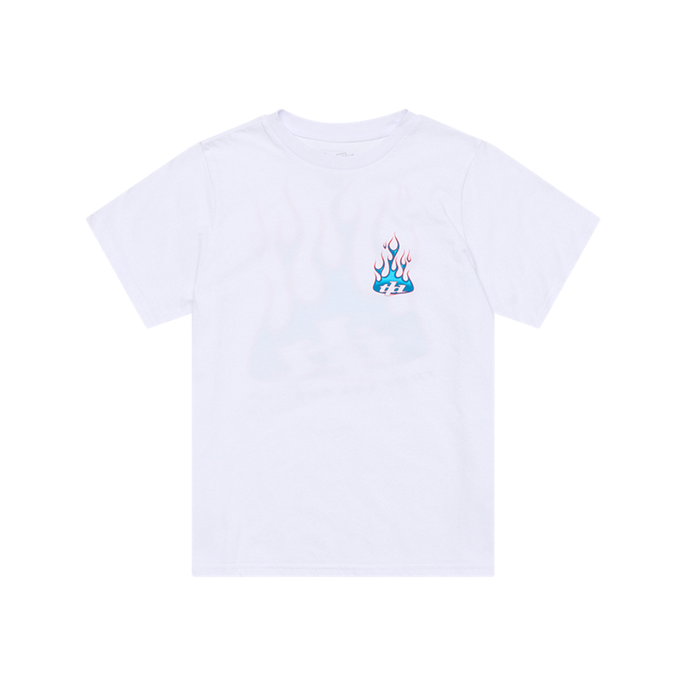 YOUTH SHORT SLEEVE TEE TORCHED WHITE