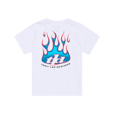 YOUTH SHORT SLEEVE TEE TORCHED WHITE