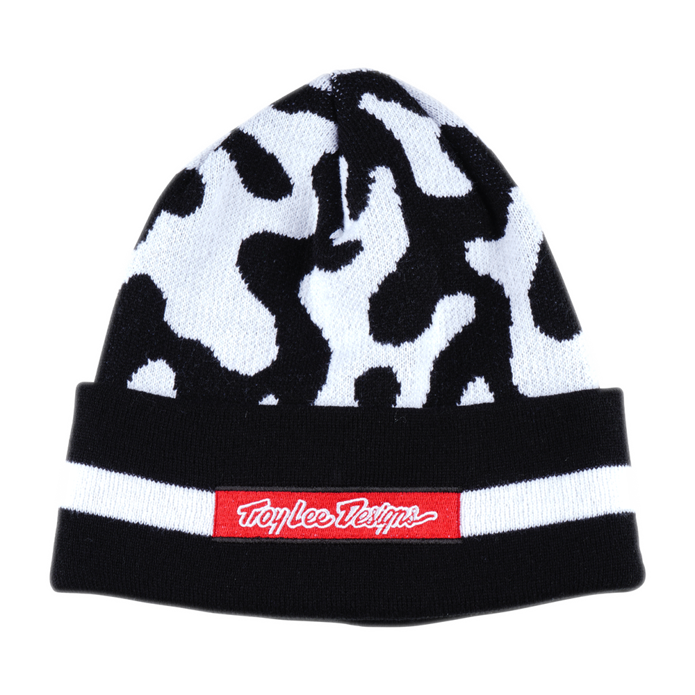 FLOW CAMO BEANIE BLACK / WHITE