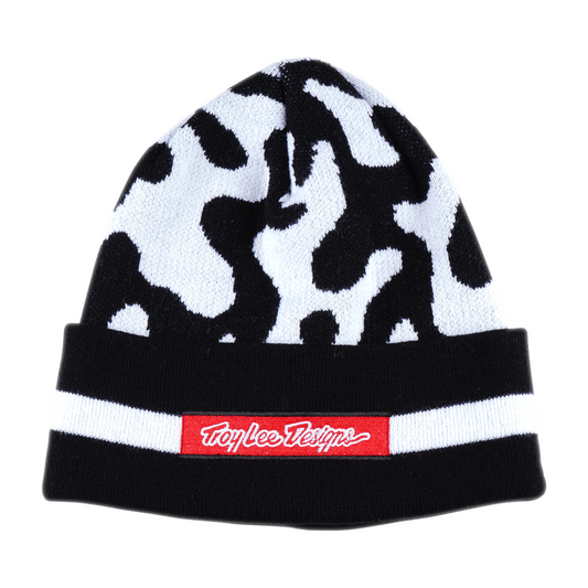 FLOW CAMO BEANIE BLACK / WHITE