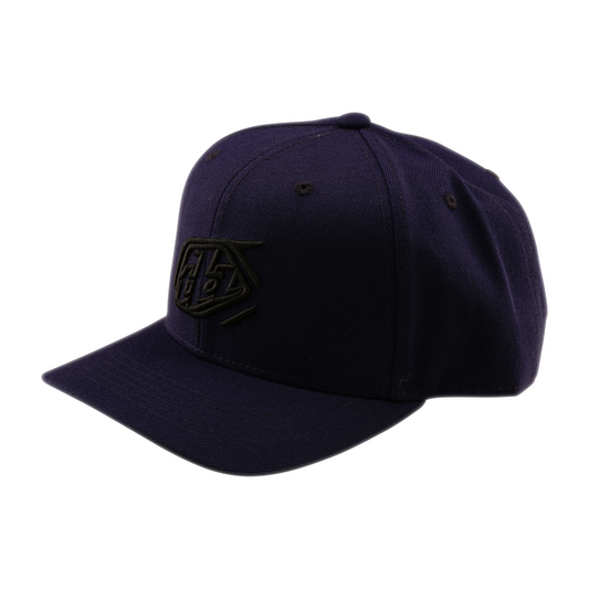 BADGE CURVED SNAPBACK HAT INDIGO