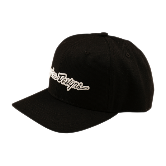 CURVED SNAPBACK HAT SIGNATURE BLACK