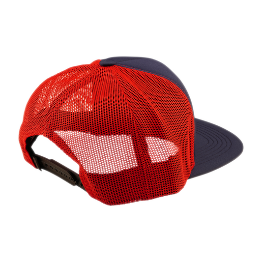 FRIDAY NIGHT TRUCKER SNAPBACK RED / INDIGO