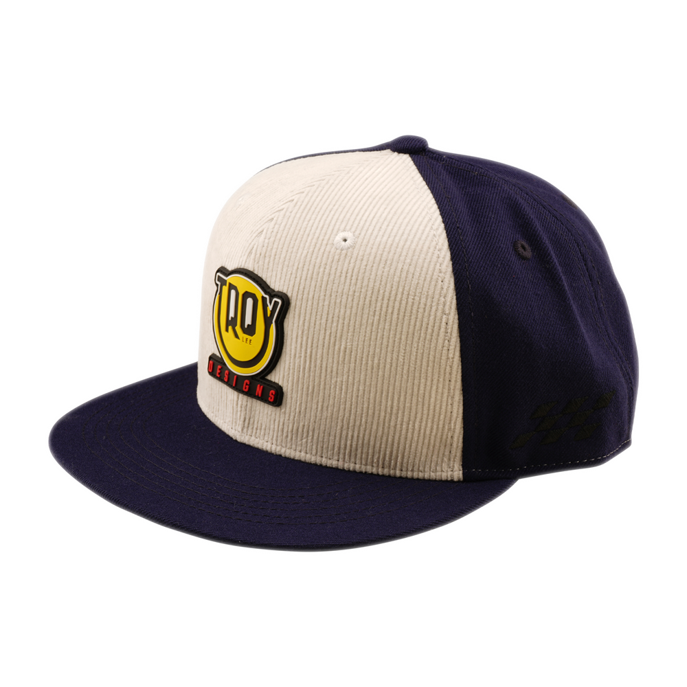 HAPPY DAYZ FLAT BILL SNAPBACK INDIGO / PUMICE