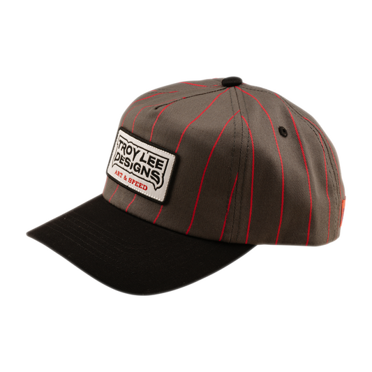 MEDIEVAL UNSTRUCTURED CURVED SNAPBACK GRAY / RED
