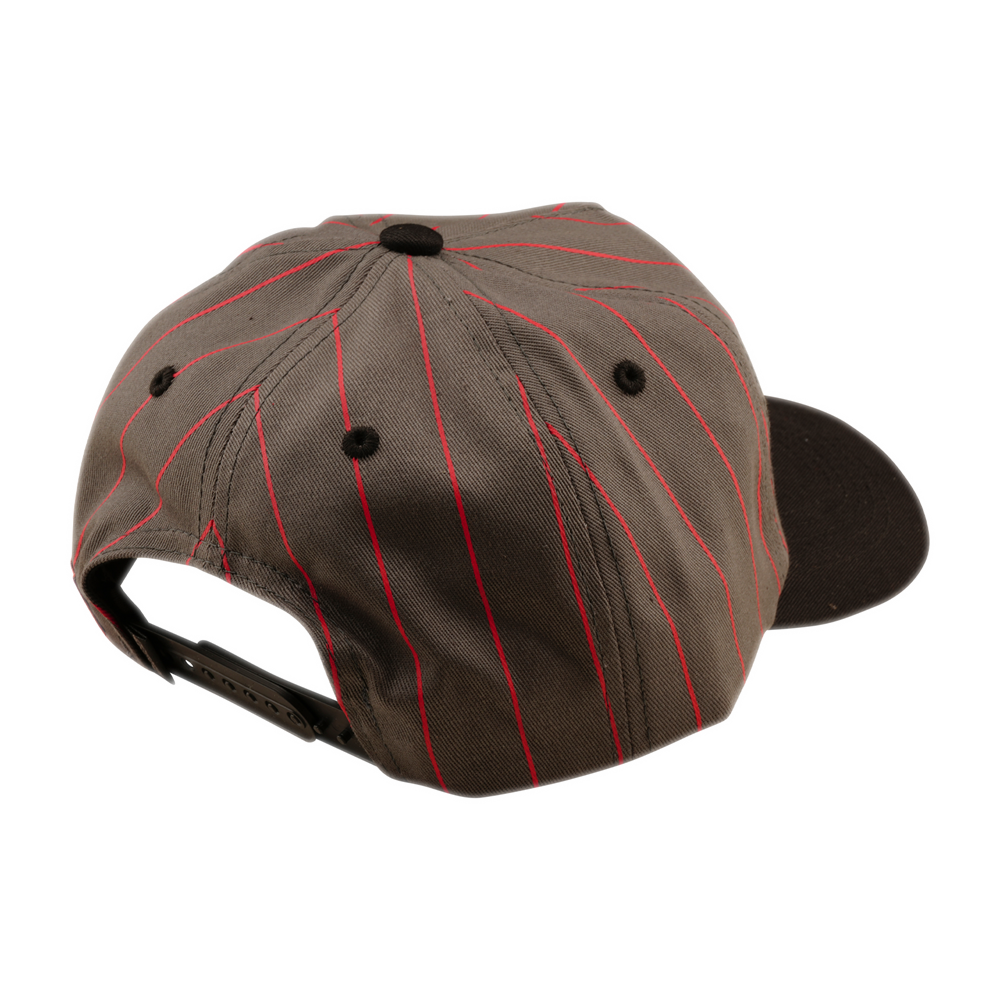 MEDIEVAL UNSTRUCTURED CURVED SNAPBACK GRAY / RED