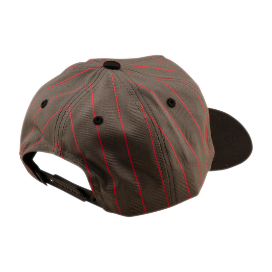 MEDIEVAL UNSTRUCTURED CURVED SNAPBACK GRAY / RED