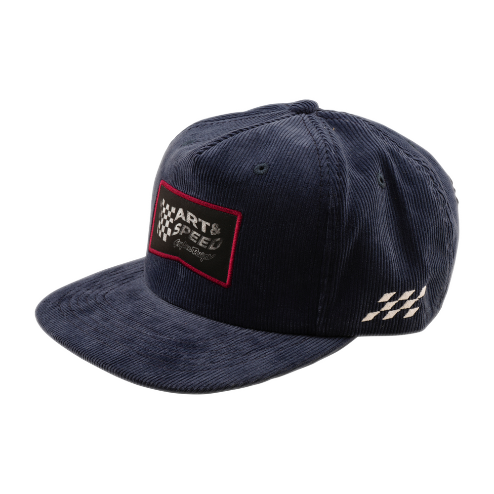 WINNERS CIRCLE UNSTRUCTURED SNAPBACK CORDUROY INDIGO