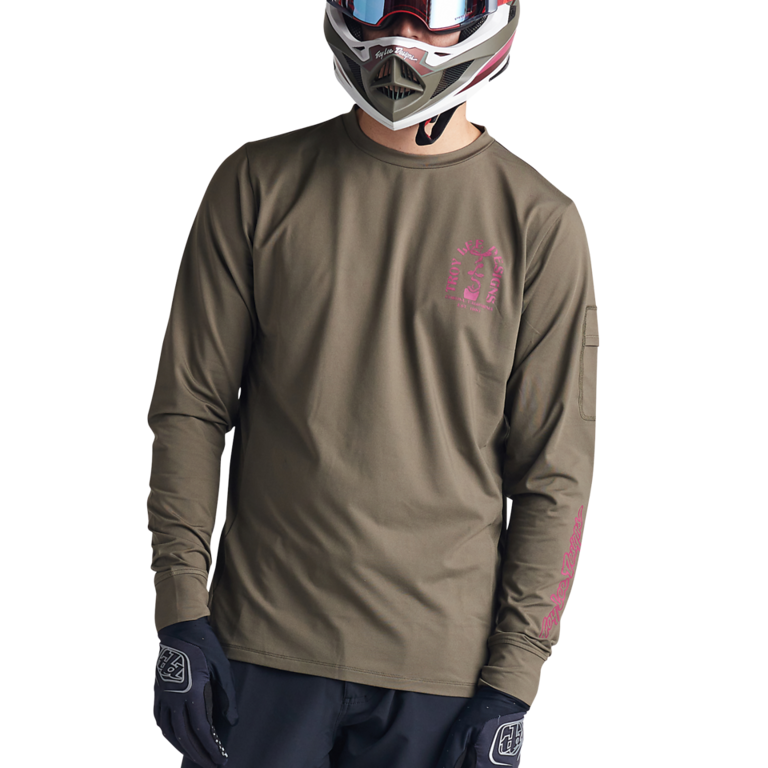 RUCKUS LS RIDE TEE FANGS OLIVE