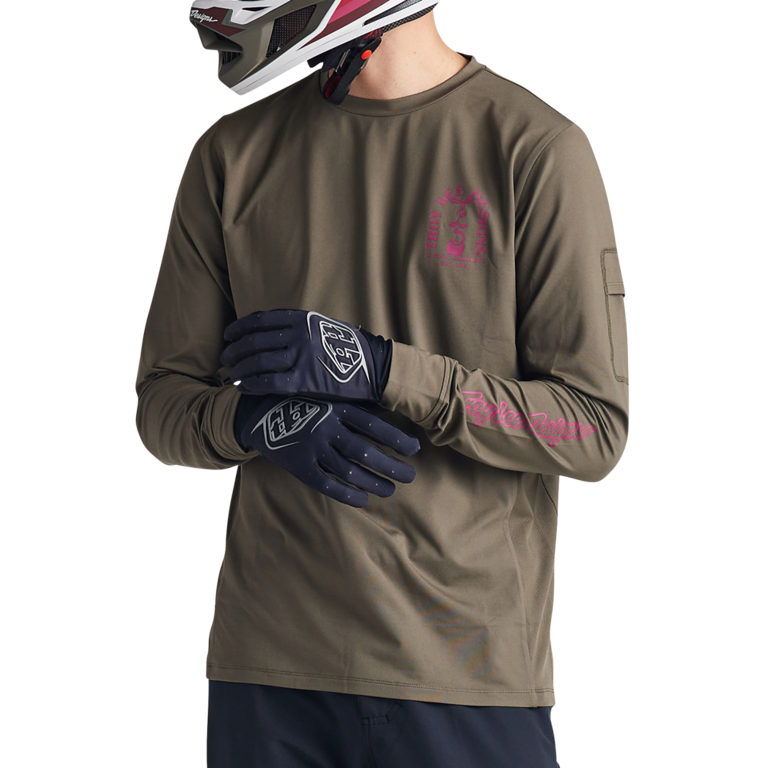RUCKUS LS RIDE TEE FANGS OLIVE