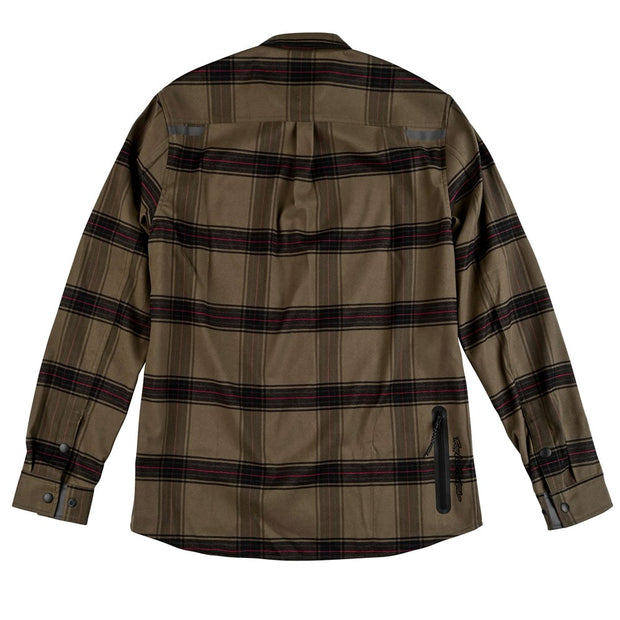 GRIND FLANNEL YD PLAID DARK PINE