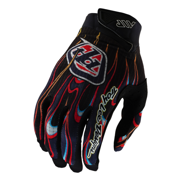 YOUTH AIR GLOVE TORCHED BLACK / RED