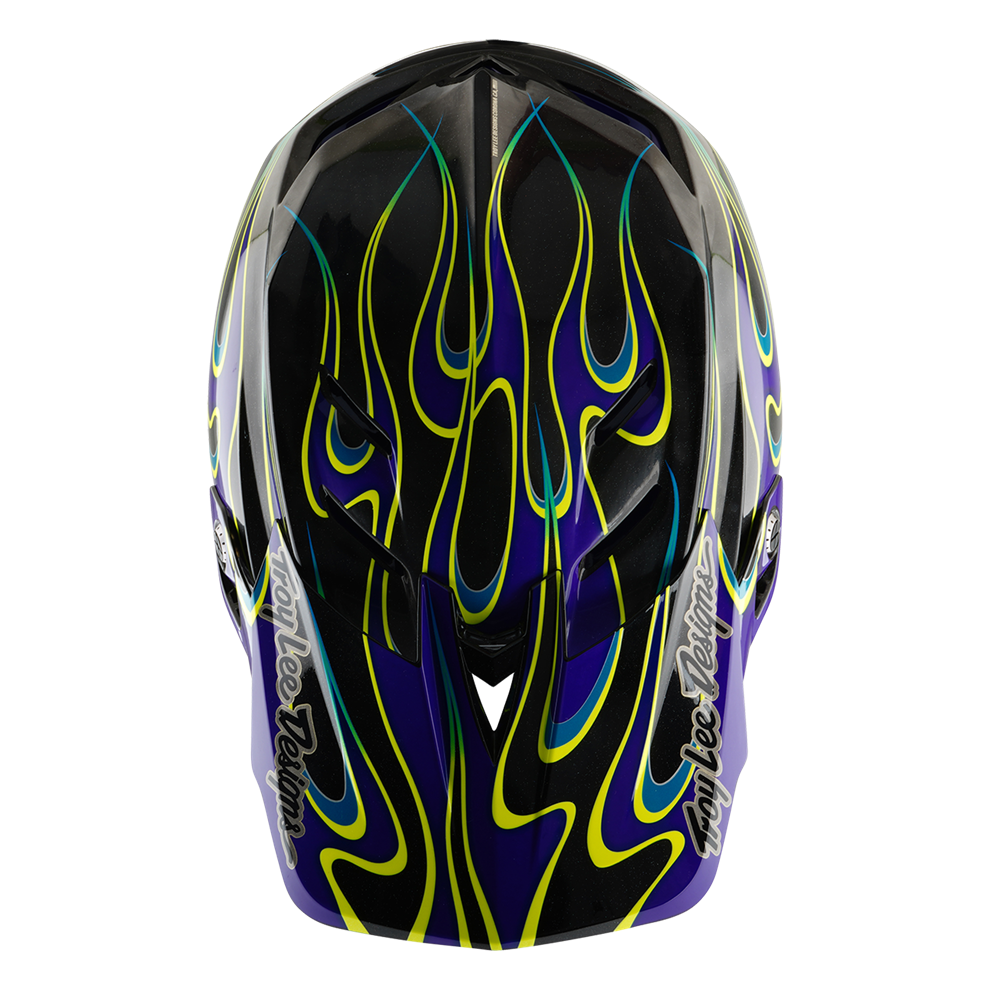 D4 AS CARBON HELMET TORCHED BLACK / PURPLE