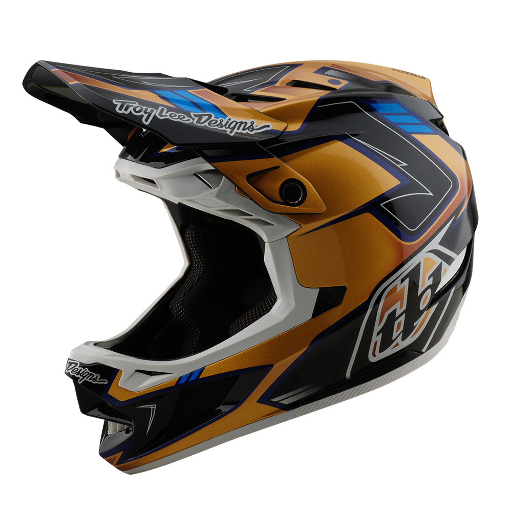 D4 AS COMPOSITE HELMET ROYALTY BLACK / GOLD